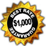 $1,000 Best Rate Guarantee